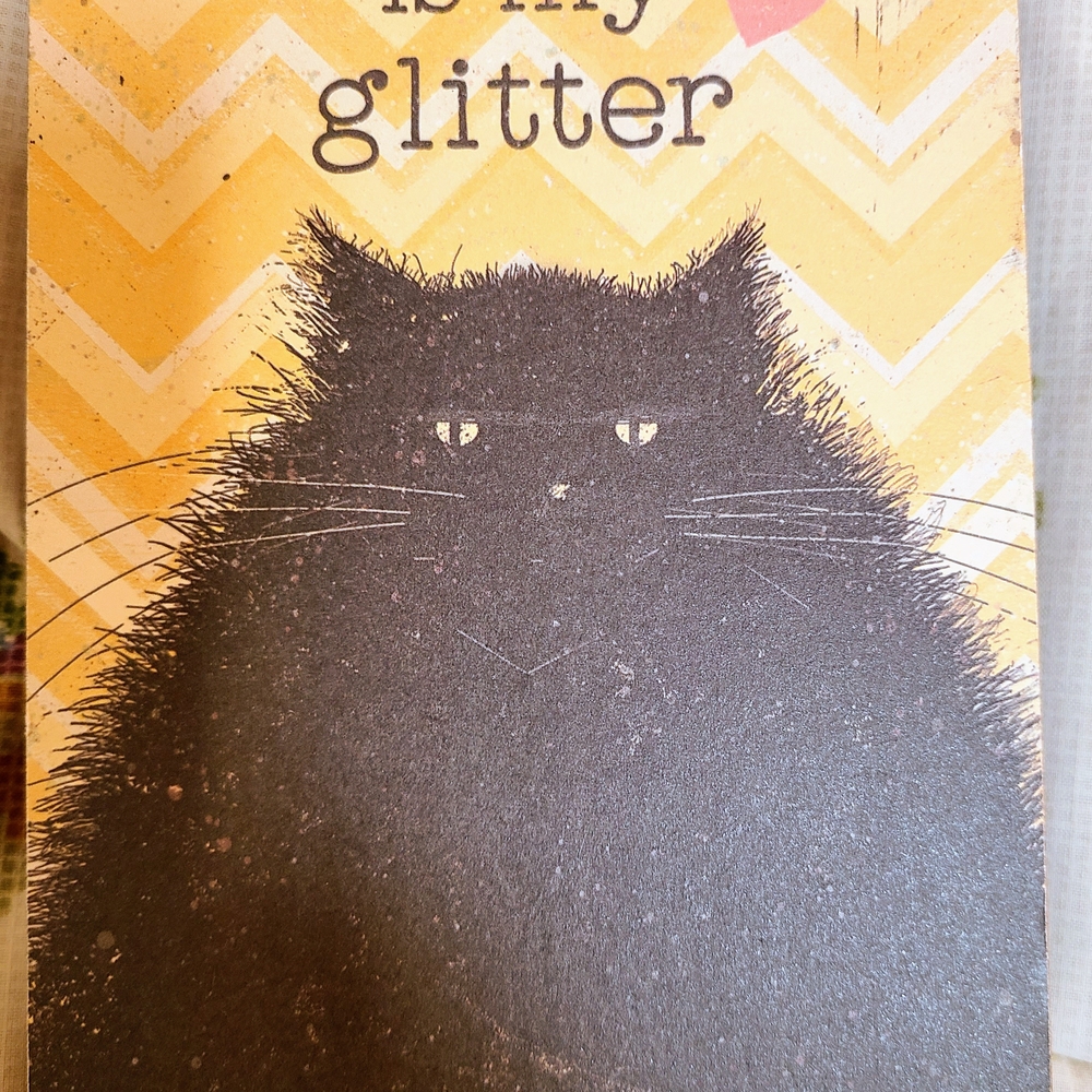 Cat Humor Wall Art  by Kathy 4x6x1 Inch Cute Gift